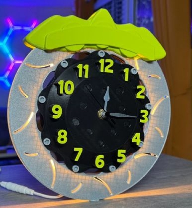 Horloge Disque de frein LED 