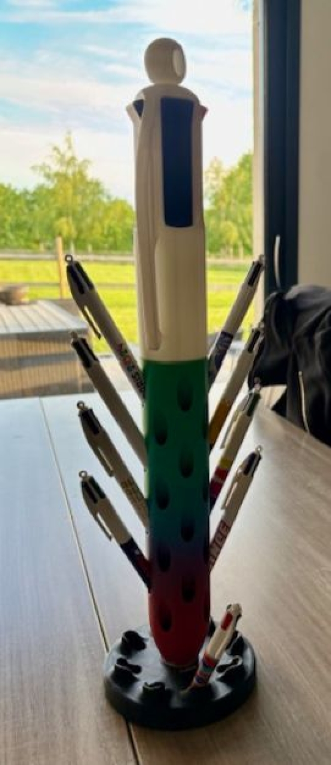 Support de Rangement pour Stylos 4 Couleurs